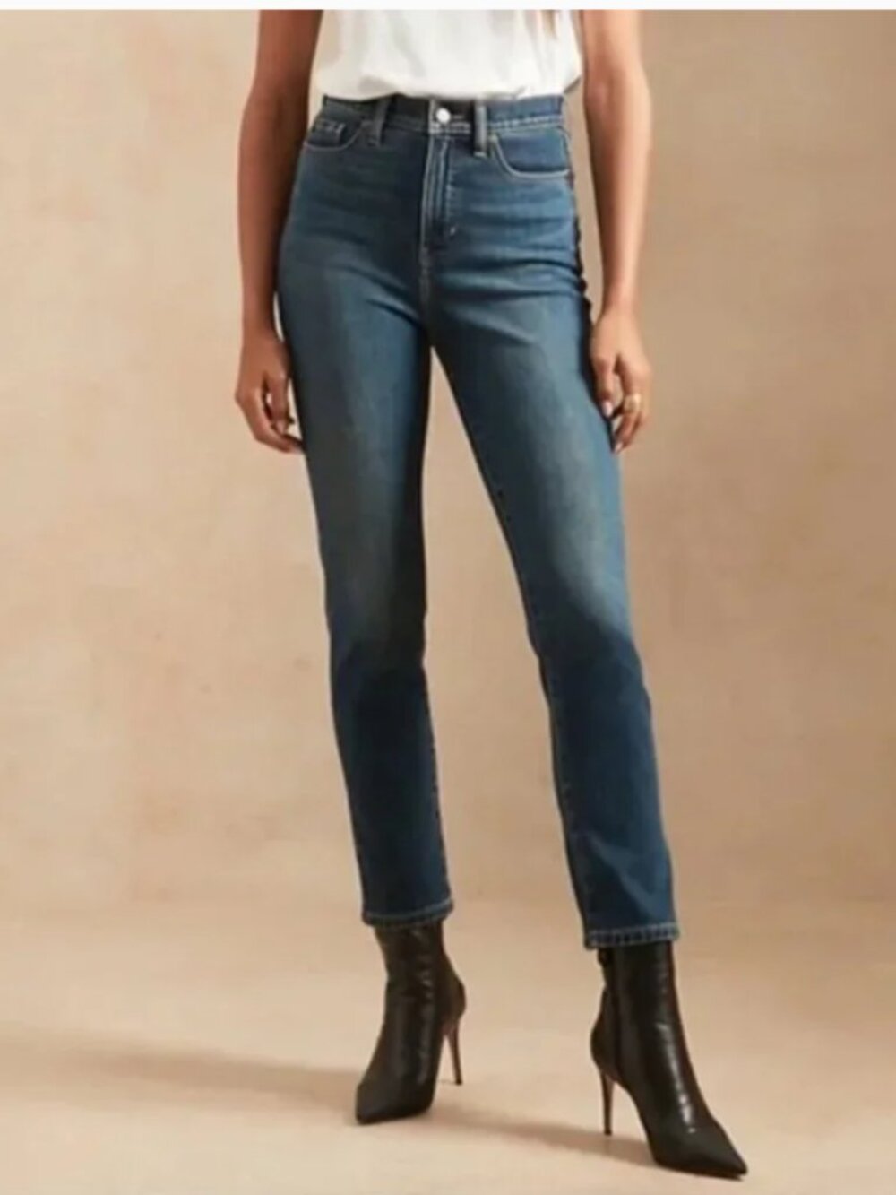 Banana Republic Ultra High-Rise Slim Jean Medium Wash 27